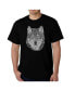 Фото #1 товара Men's Word Art - Wolf T-Shirt