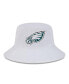 Фото #4 товара Men's White Philadelphia Eagles 2024 NFL Training Camp Stretch Bucket Hat