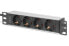 DIGITUS 10 Socket Strip with Aluminum Profile, 4-way safety sockets