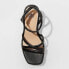 Фото #2 товара Women's Astro Strappy Platform Heels - Wild Fable Black 6.5