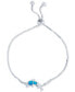 Фото #1 товара Браслет Macy's Blue Opal Dolphin Bolo