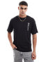 Jack & Jones oversized t-shirt with tiger backprint in black