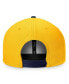 ფოტო #4 პროდუქტის Men's Gold, Navy Nashville Predators Fundamental Colorblocked Snapback Hat