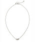 ფოტო #1 პროდუქტის Faux Stone Pave YES Block Bib Necklace