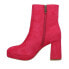 Фото #3 товара Corkys Slug Bug Round Toe Platform Booties Womens Pink Dress Boots 80-0047-672