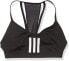 Фото #1 товара Топ спортивный Adidas 280418 Женский спортивный лифчик для занятий спортом черный/белый, размер XX-Small