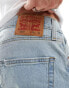 Levi's 502 tapered fit performance cool denim jeans in light blue