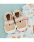 Infant Girl Boy Breathable Washable Non-Slip Sock Shoes Flat - Latte