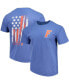 Фото #2 товара Men's Royal Florida Gators Baseball Flag Comfort Colors T-shirt