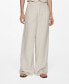 Фото #1 товара Women's Striped Linen Suit Pants