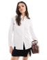 Фото #2 товара JDY oversized shirt in white