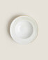 Stoneware pasta plate