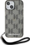 Karl Lagerfeld Etui Karl Lagerfeld KLHCP15SHKDPNSK Apple iPhone 15 / 14 / 13 hardcase IML Mono KL Pattern & Cord czarny/black