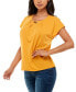 ფოტო #5 პროდუქტის Women's Dolman Sleeve Top with Curved Bar