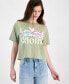 ფოტო #1 პროდუქტის Juniors' Lilo & Stitch Aloha Graphic T-Shirt