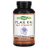 Фото #1 товара Flax Oil, Max Strength, 2,600 mg, 200 Softgels (1,300 mg per Softgel)