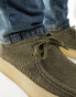 Фото #2 товара Clarks Originals Wallabee cupsole shoes in grey suede