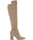 Фото #6 товара Women's Cilli Square-Toe Knee-High Dress Boots