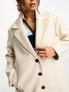 Фото #5 товара Pimkie longline tailored coat in beige