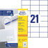Фото #1 товара Avery Zweckform 3652-200 - White - Rectangle - Permanent - 70 x 42.3 mm - DIN A4 - Paper