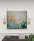 Фото #7 товара Canvas Enlarge Slice Geode Framed Wall Art with Gold-Tone Frame, 47" x 2" x 35"