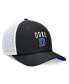 Фото #3 товара Men's Black Duke Blue Devils Letter Logo Trucker Adjustable Hat