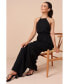 ფოტო #4 პროდუქტის Women's Irvine Halter Wide Leg Jumpsuit