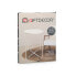 Small Side Table Black Metal 35 x 50,5 x 35 cm Circular (4 Units)