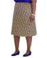 Фото #4 товара Women's Printed Ity Pull-On A-Line Skirt