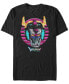 Фото #1 товара Voltron: Legendary Defender Men's Ultraviolet Retro Portrait Logo Short Sleeve T-Shirt