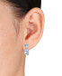 ფოტო #2 პროდუქტის Blue Topaz (11-1/6 ct.t.w.) Dangle Earrings in Sterling Silver