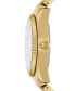 ფოტო #2 პროდუქტის Women's Scarlette Three-Hand Date Gold-Tone Stainless Steel Watch 32mm