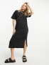 Фото #4 товара Vero Moda oversized t-shirt dress in black