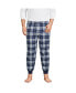 Фото #1 товара Пижама Lands' End Flannel Jogger