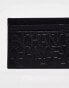 Armani Exchange allover logo cardholder in black