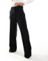 Фото #4 товара Mango longline pintuck trousers in black