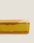 Фото #5 товара Mustard yellow glass bathroom soap dish