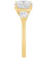 ფოტო #4 პროდუქტის IGI Certified Lab Grown Diamond Three Stone Engagement Ring (3 ct. t.w.) in 14k Gold