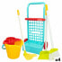 Фото #1 товара Тачечка для уборки с аксессуарами Colorbaby My Home 30,5 x 55,5 x 19,5 cm (4 штук)