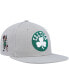 Фото #1 товара Men's Gray Boston Celtics Side Core 2.0 Snapback Hat