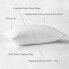 Фото #3 товара Soft 700 Fill Power Luxury White Duck Down Bed Pillow - Standard/Queen