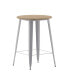 Фото #2 товара Dryden Indoor/Outdoor Bar Top Table, 30" Round All Weather Poly Resin Top With Steel Base