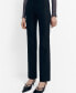 ფოტო #1 პროდუქტის Women's Side Slit Suit Pants