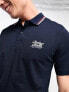 Фото #4 товара Jack & Jones Originals polo with tipping detail in navy