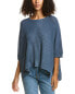 Brook + Lynn Ribbed Pullover Women's Blue M/L