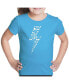 Big Girl's Word Art T-shirt - Lightning Bolt