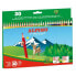 Colouring pencils Alpino AL010659 Multicolour 30 Pieces Black 24 Pieces (30 Units)