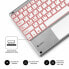 Bluetooth Keyboard with Support for Tablet Subblim SUB-KBT-SMBT50 Silver Spanish Qwerty QWERTY