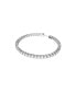 Crystal Round Cut Matrix Tennis Bracelet