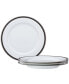 Фото #1 товара Austin Platinum Set of 4 Dinner Plates, Service For 4